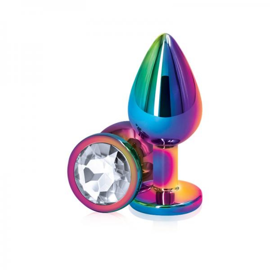 Rear Assets Mulitcolor Medium Clear - Anal Plugs
