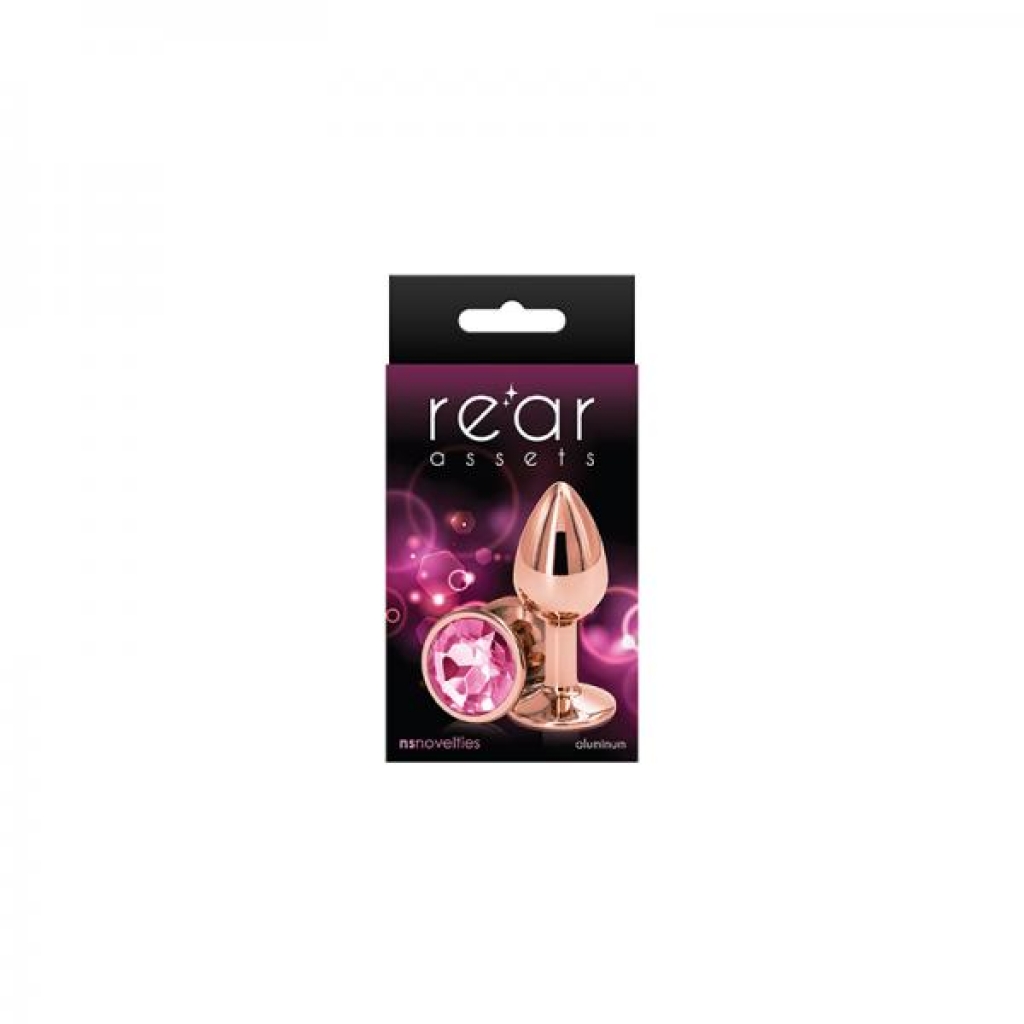 Rear Assets Rose Gold Small Pink - Anal Plugs