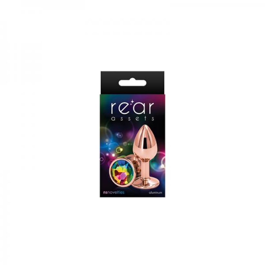 Rear Assets Rose Gold Small Rainbow - Anal Plugs