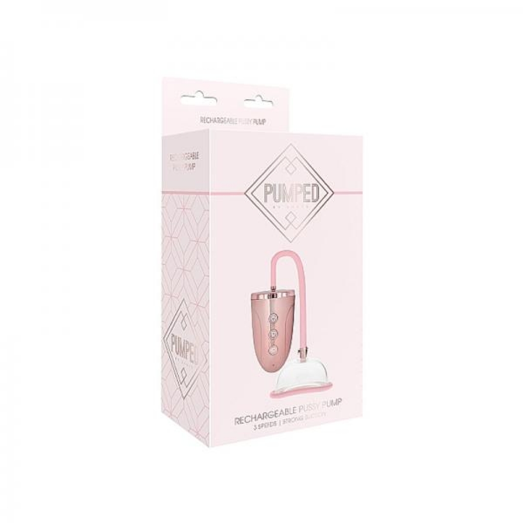 Rechargeable Pussy Pump - Pink - Clit Suckers & Oral Suction