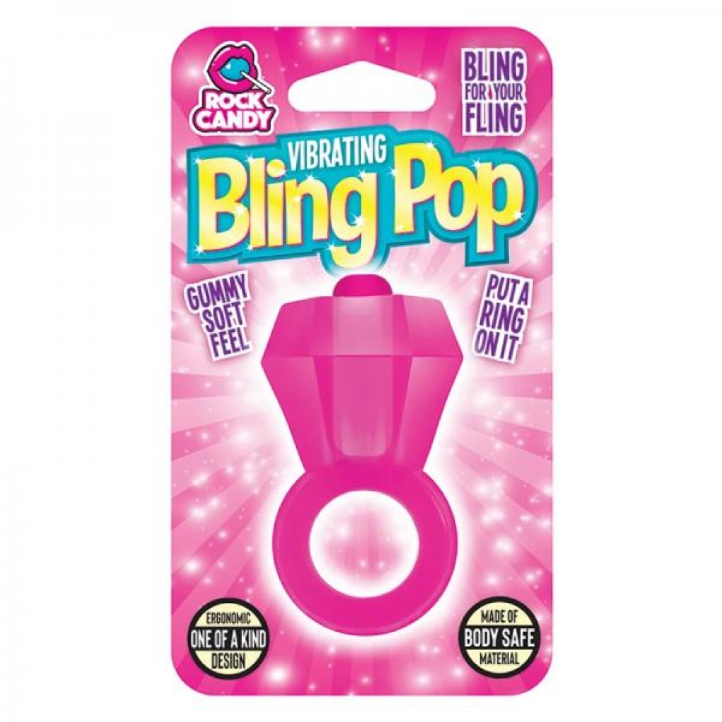 Bling Pop Ring - Pink - Couples Vibrating Penis Rings