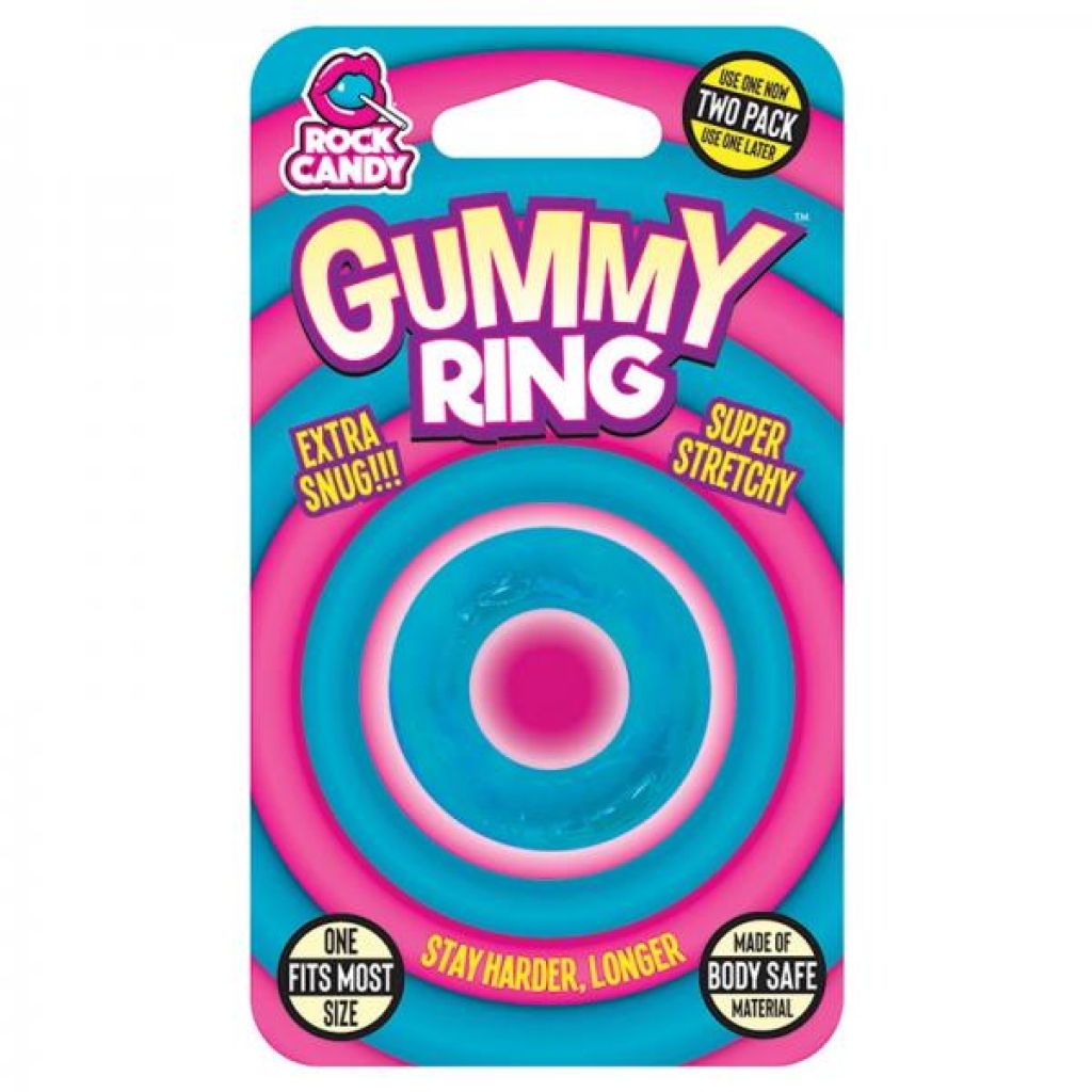 Gummy Ring - Blue - Classic Penis Rings
