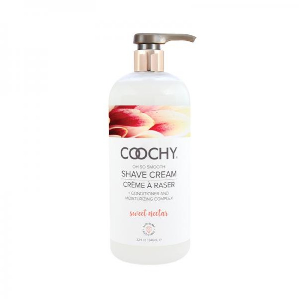 Coochy Shave Cream Sweet Nectar 32oz - Shaving & Intimate Care