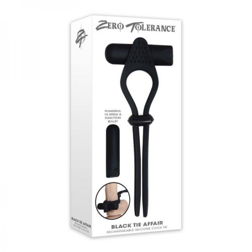 Zt Black Tie Affair - Adjustable & Versatile Penis Rings