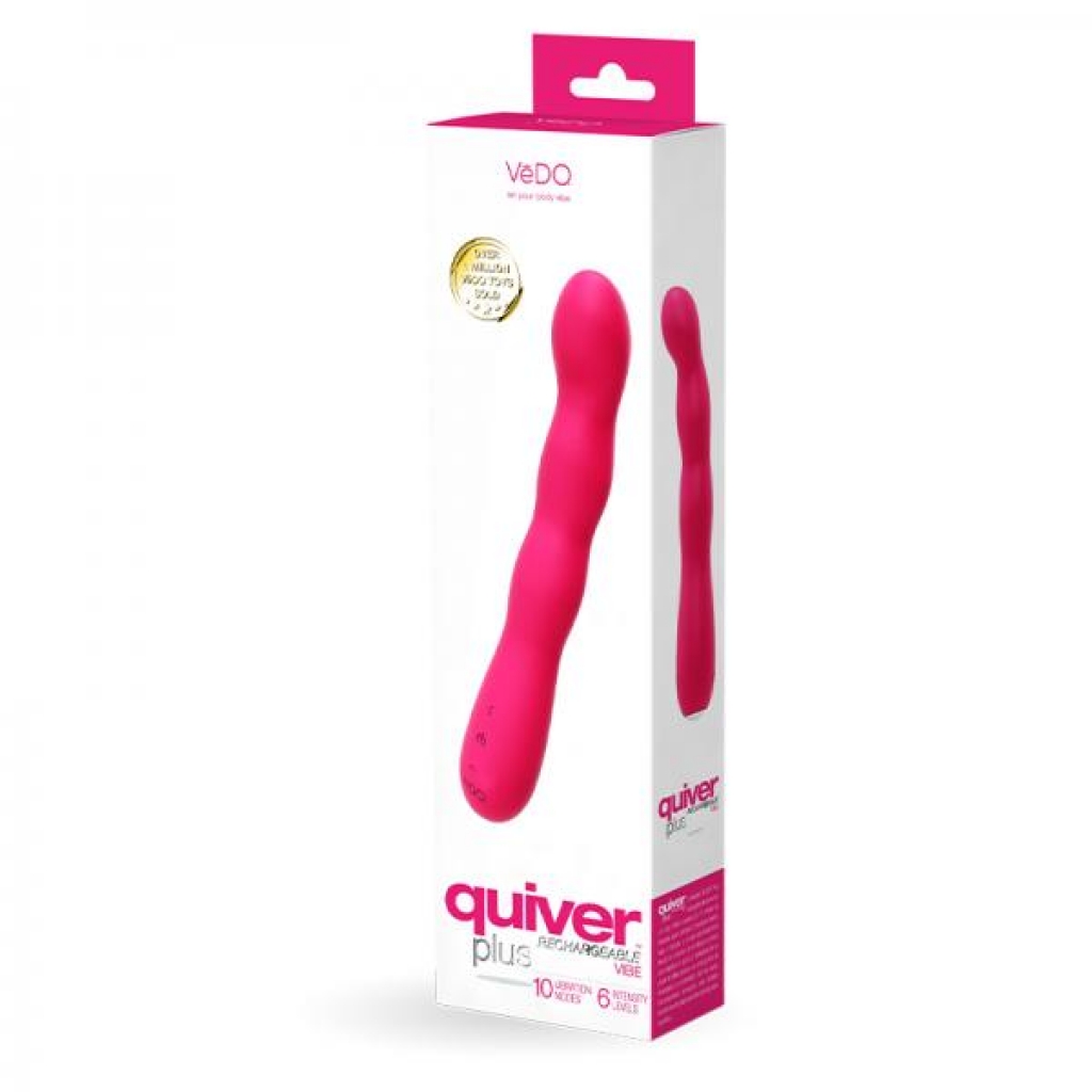 Quiver Plus Vibe Deep Foxy Pink - G-Spot Vibrators