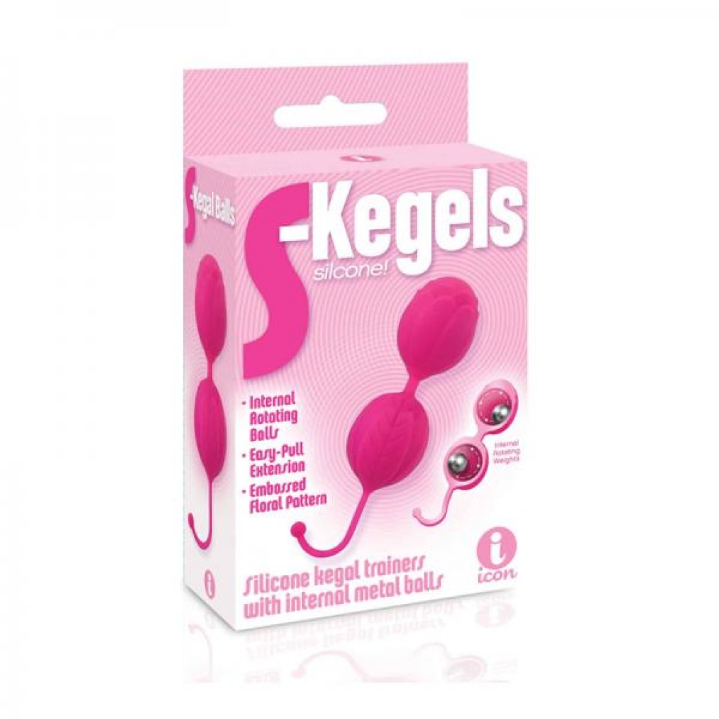 The 9's S-kegal Silicone Kegal Balls Pink - Ben Wa Balls