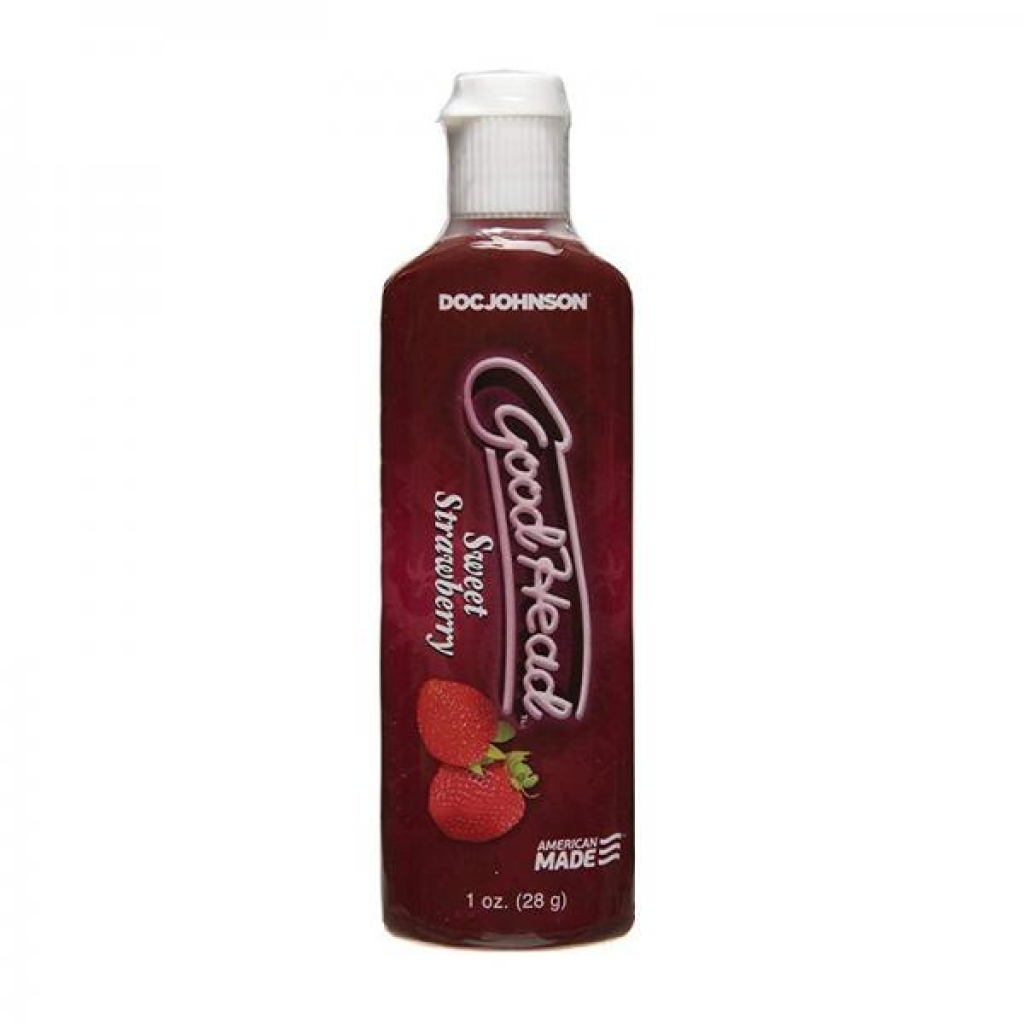 Goodhead Strawberry Oral Gel 1oz. - Oral Sex