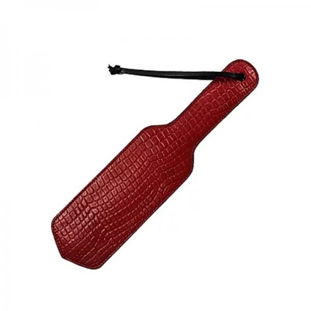Leather Paddle Burgunday & Black Accessories - Paddles