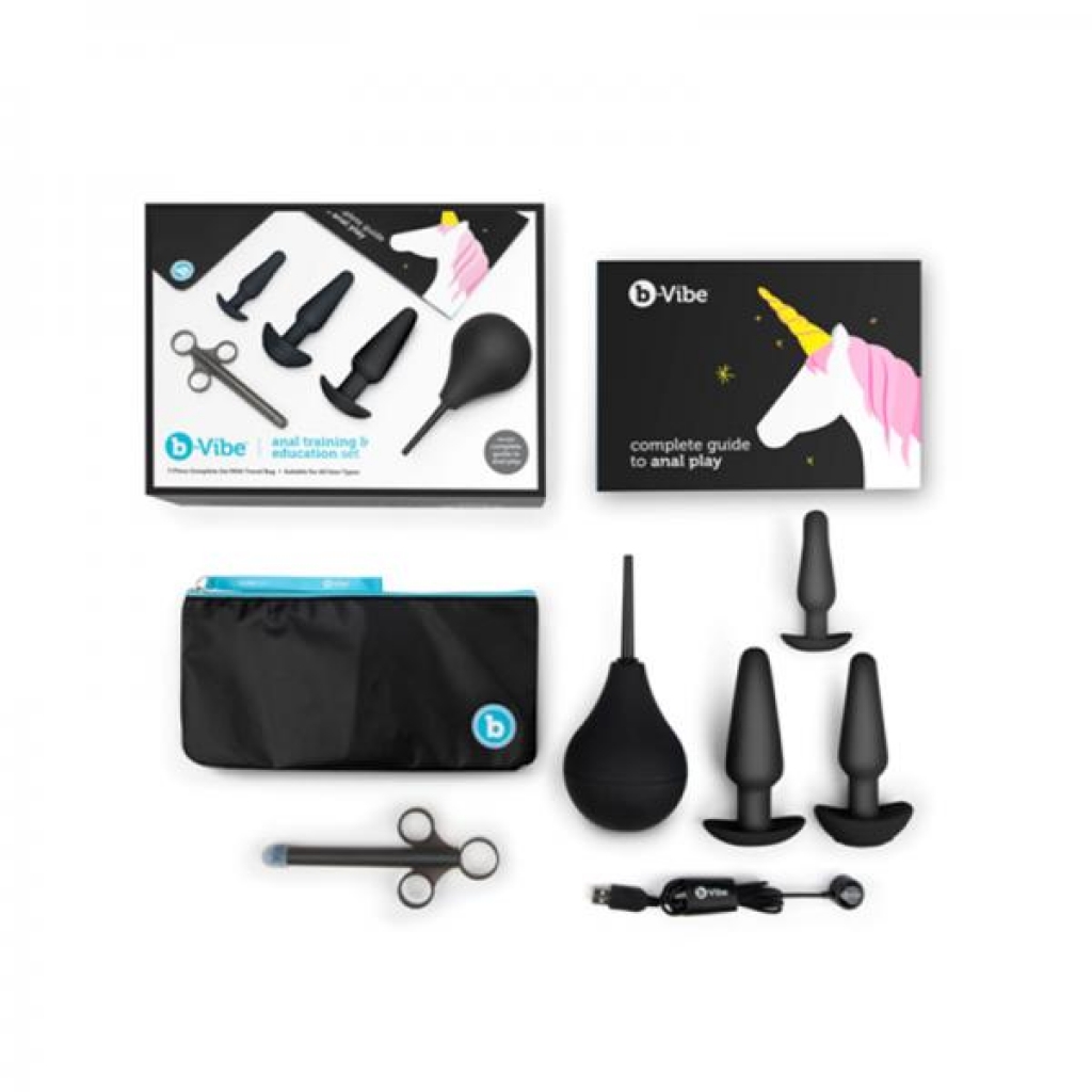 B-vibe Anal Training&education Set 7pc Black - Anal Trainer Kits