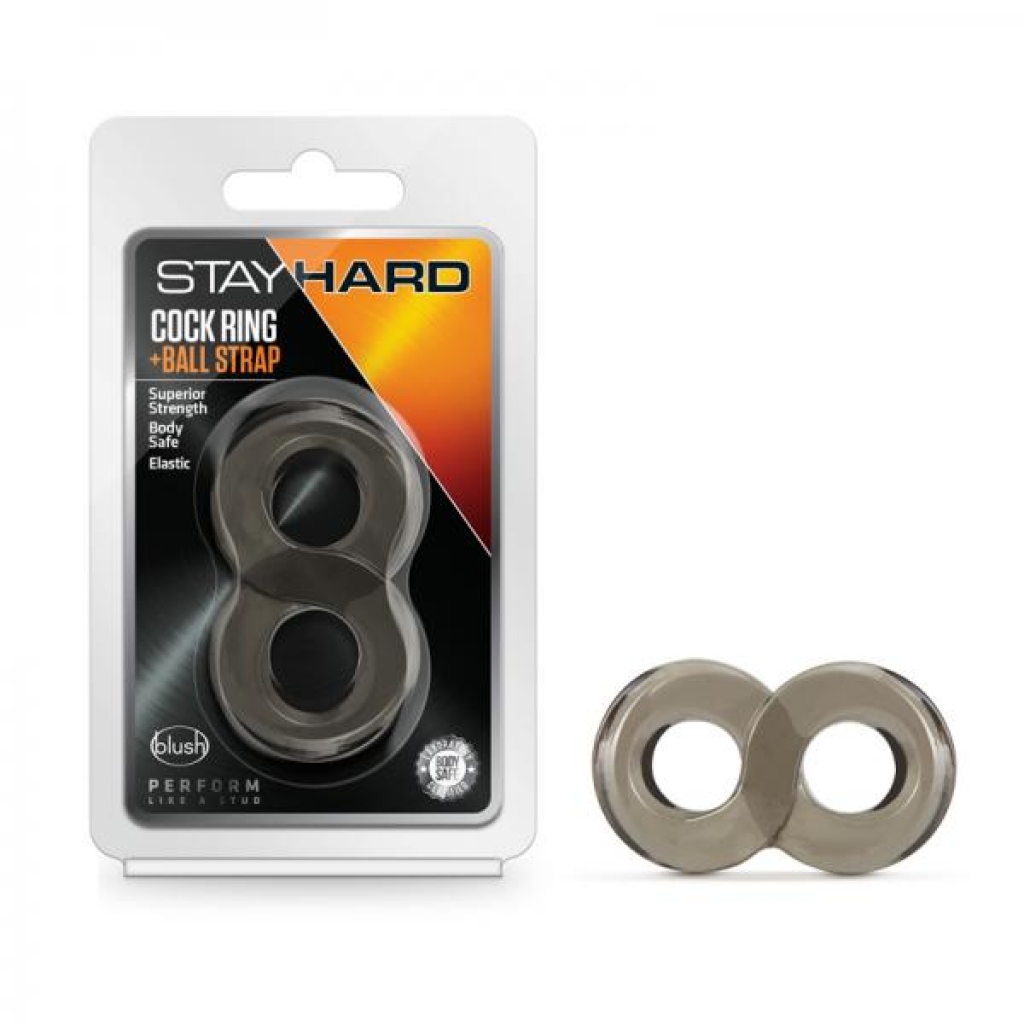 Stay Hard Cock Ring And Ball Strap - Couples Vibrating Penis Rings