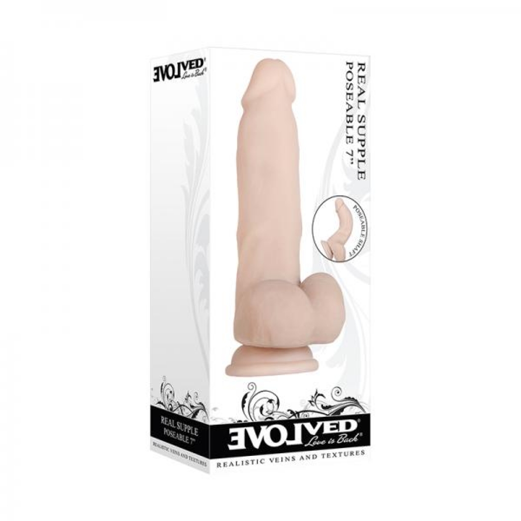 Evolved Real Supple Poseable 7 Inch - Realistic Dildos & Dongs