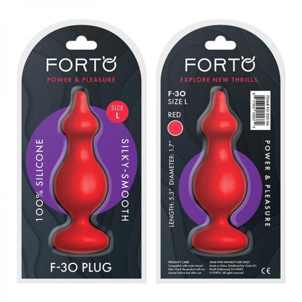 Forto F-30: Pointer Lg Red - Anal Plugs