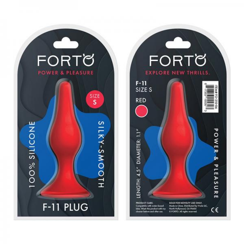 Forto F-11: Lungo Sm Red - Anal Plugs