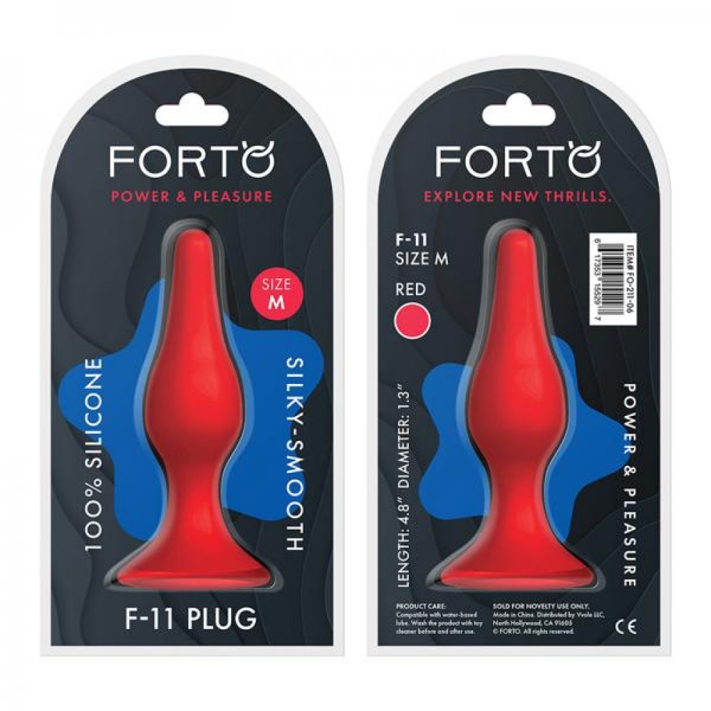Forto F-11: Lungo Med Red - Anal Plugs