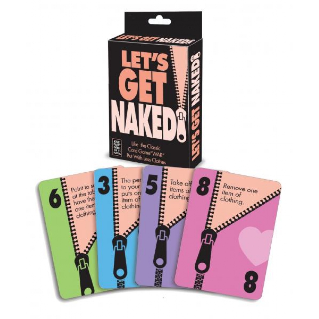 Let's Get Naked Card Game - Party Hot Games