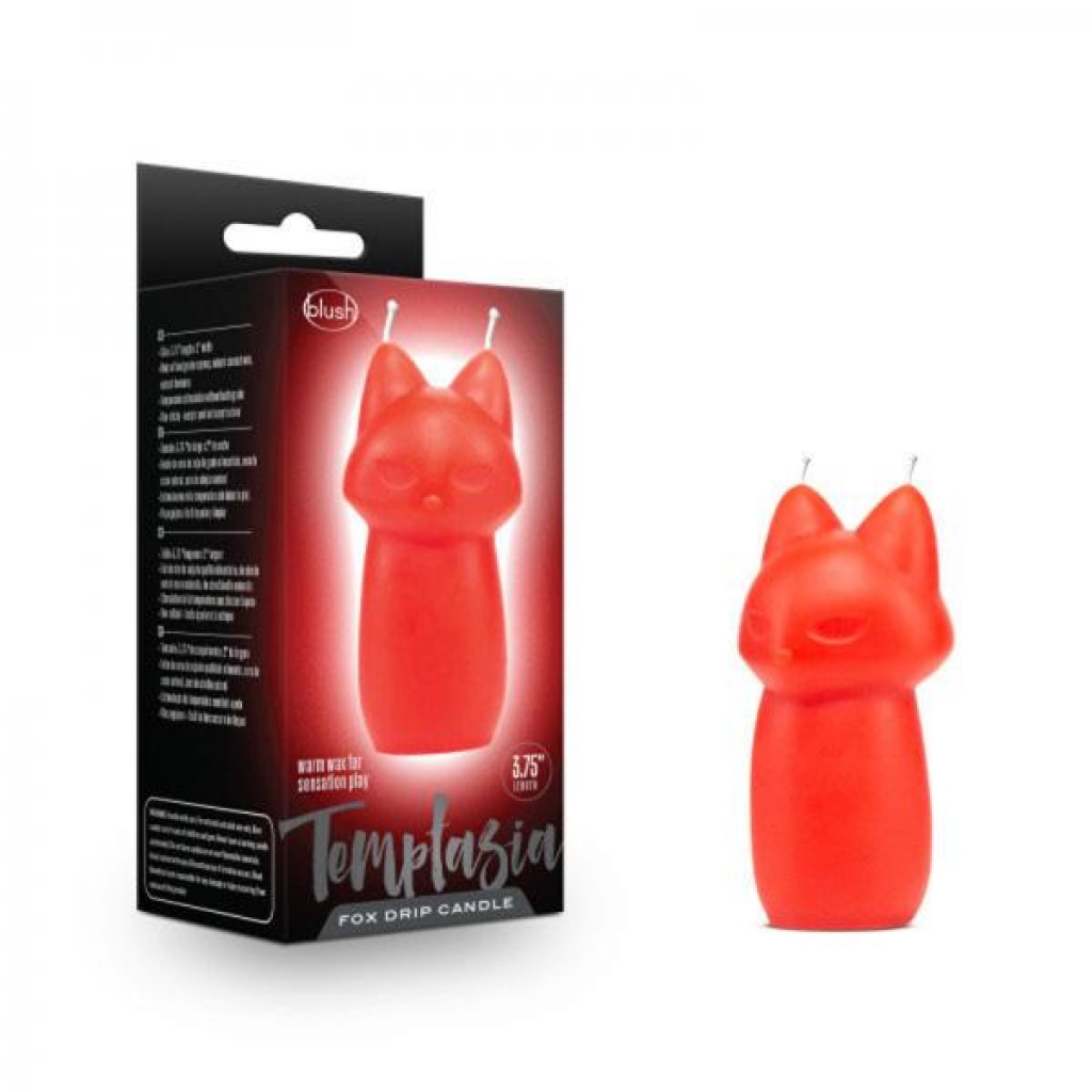 Temptasia Fox Candle Red - Massage Candles