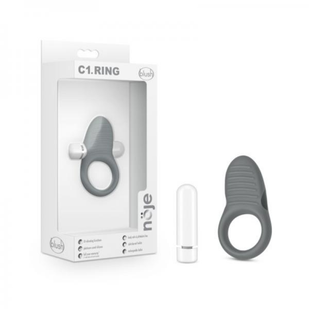 Noje C1 Ring Slate - Couples Vibrating Penis Rings