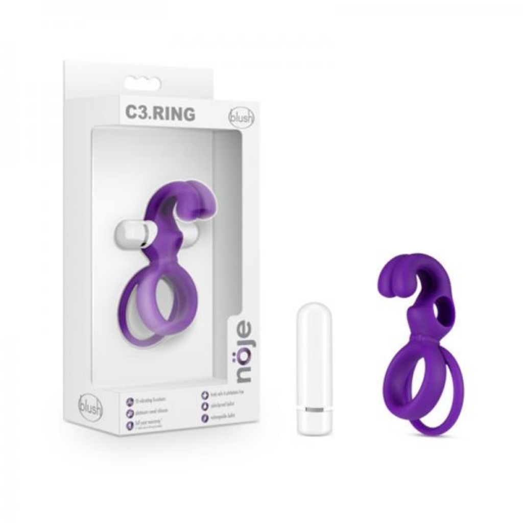 Noje C 3 Ring Iris - Couples Vibrating Penis Rings