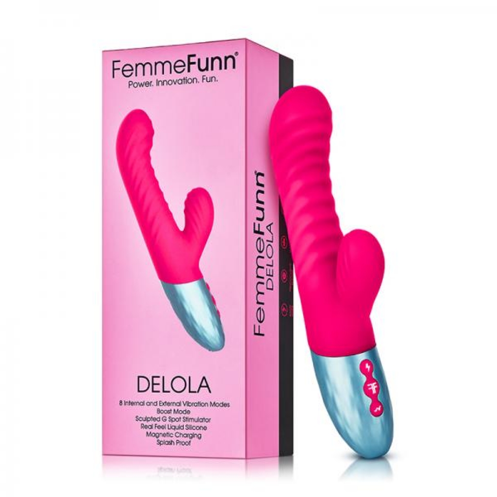 Femmefunn Delola Rabbit Vibrator Pink - Rabbit Vibrators