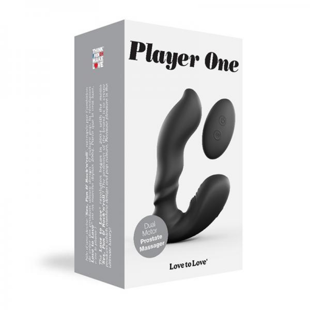 Love To Love Player One Black - Prostate Massagers