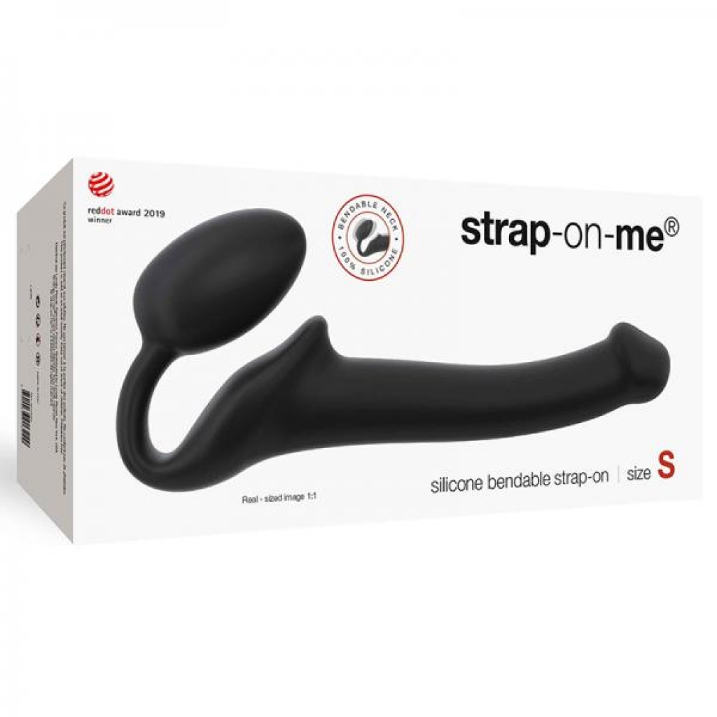 Strap-on-me Semi-realistic Bendable Strap-on Black Size S - Strapless Strap-ons