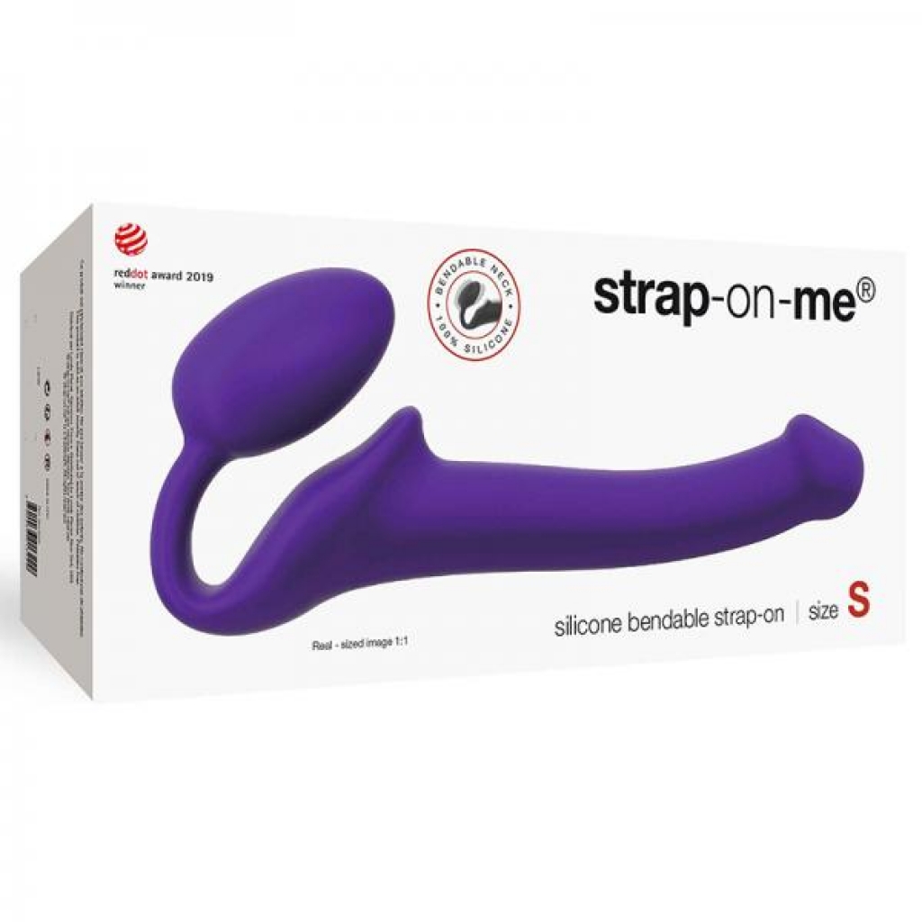 Strap-on-me Semi-realistic Bendable Strap-on Purple Size S - Strapless Strap-ons