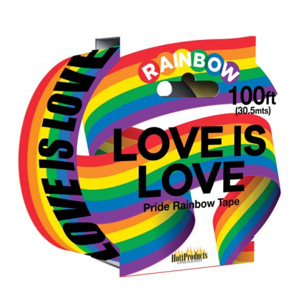 Love Is Love - Rainbow Style - Caution Party Tape - 100' - Party Wear
