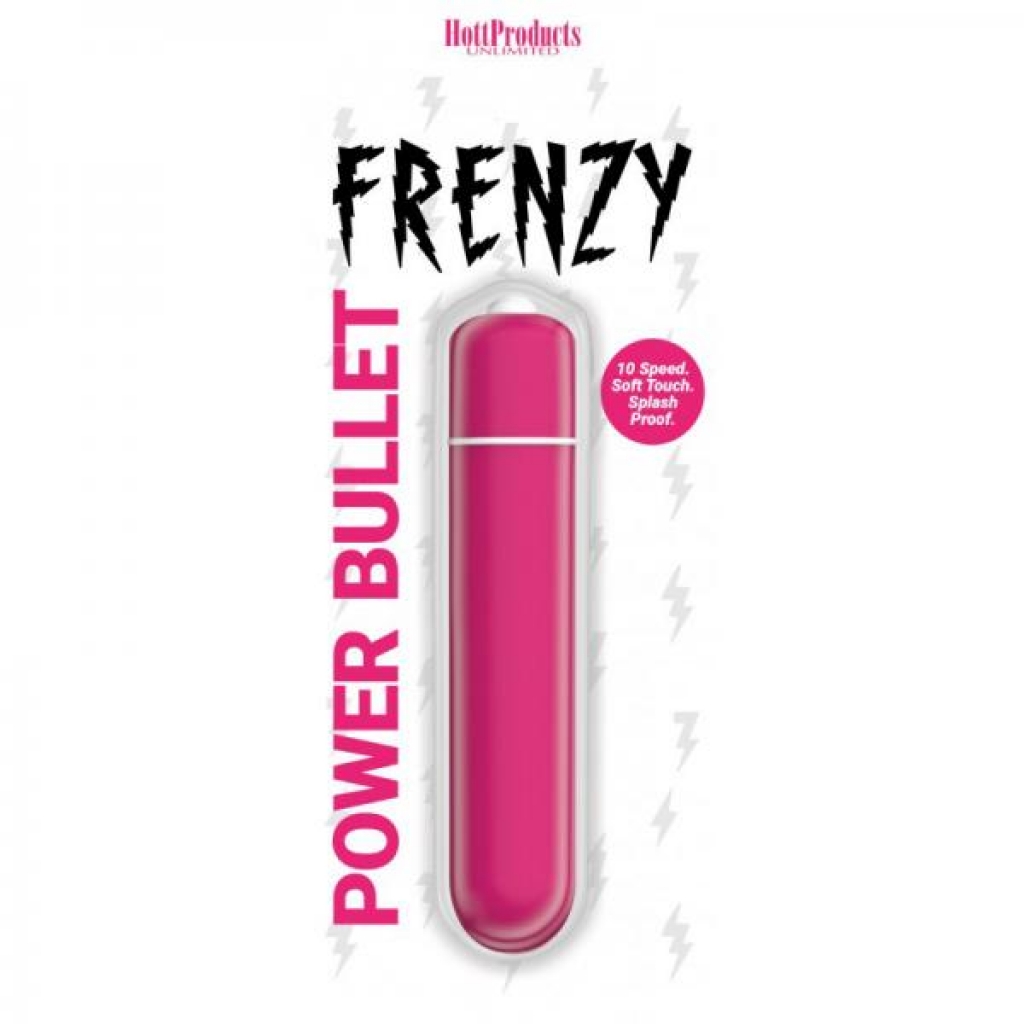 Frenzy - Power Bullet- Pink - 10 Speeds - Bullet Vibrators