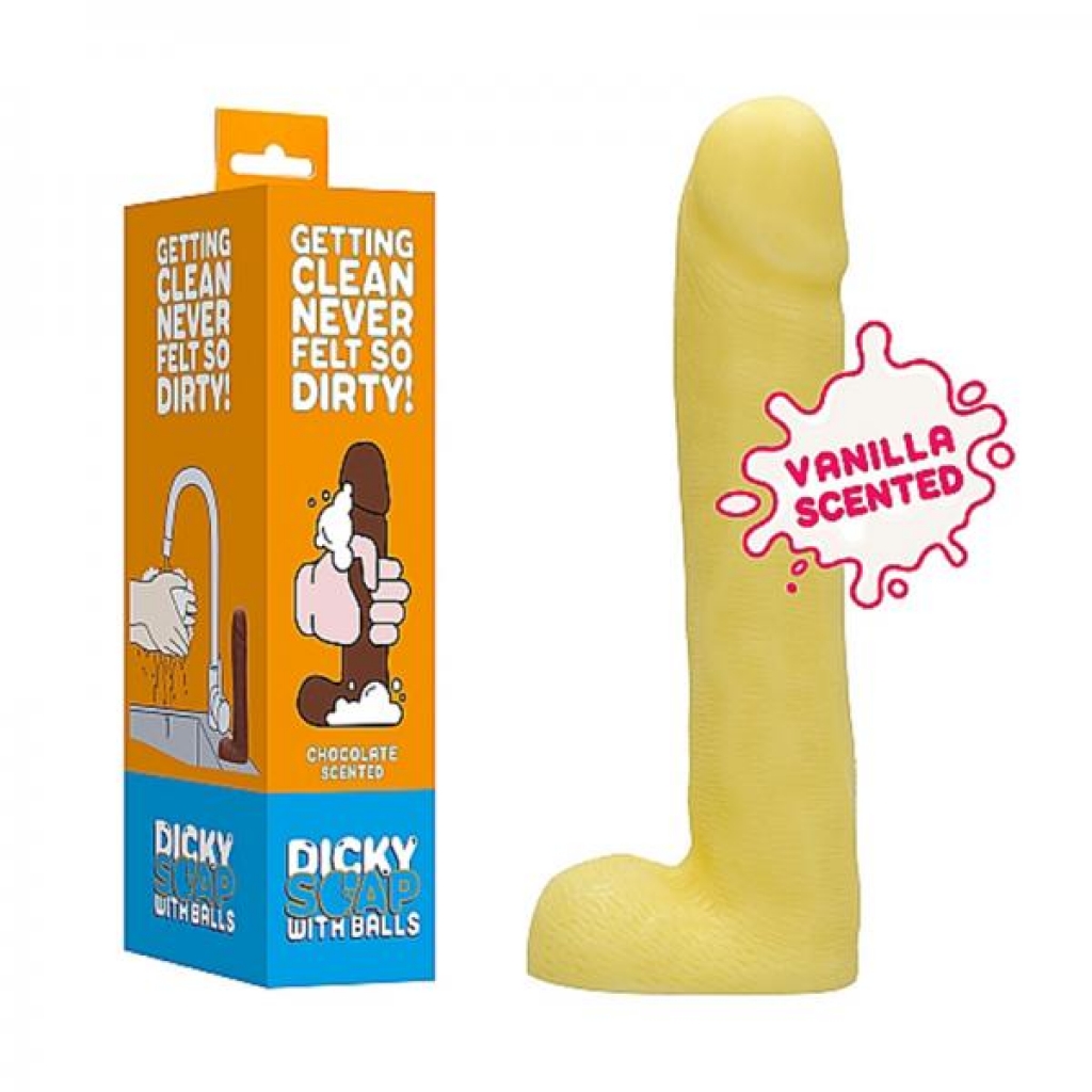 S-line Dicky Soap With Balls Vanilla - Gag & Joke Gifts
