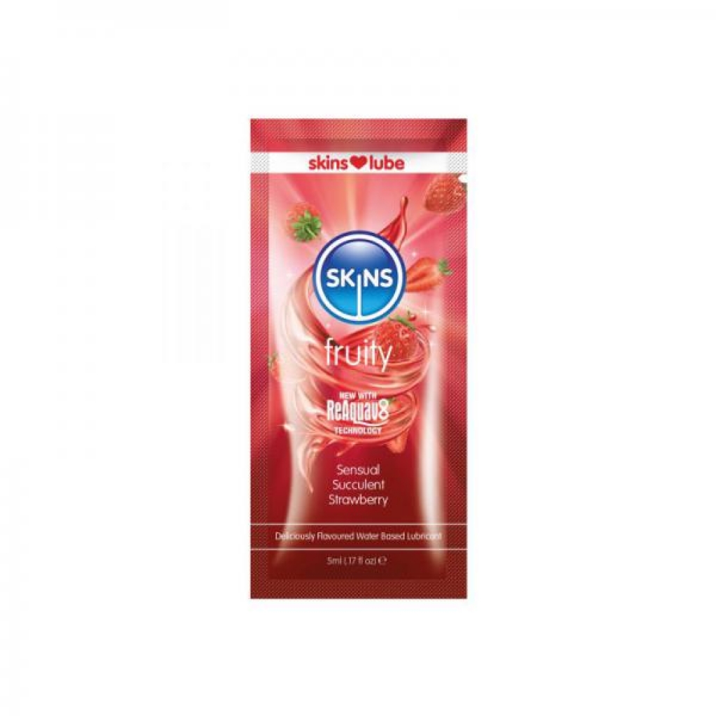 Skins Strawberry Water-based Lubricant 5 Ml - Lubricants