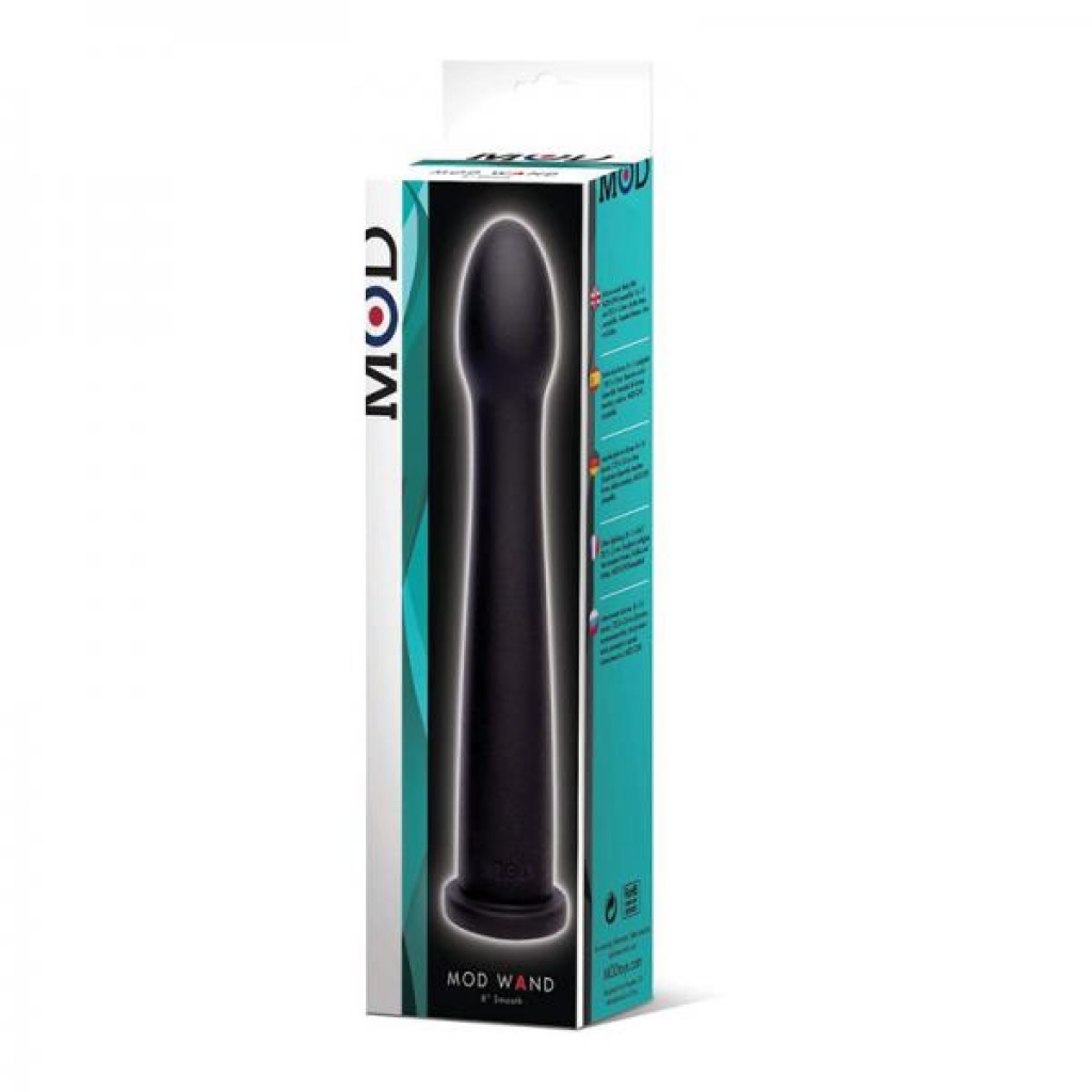 Mod Wand Silicone - Smooth - Black - Realistic Dildos & Dongs