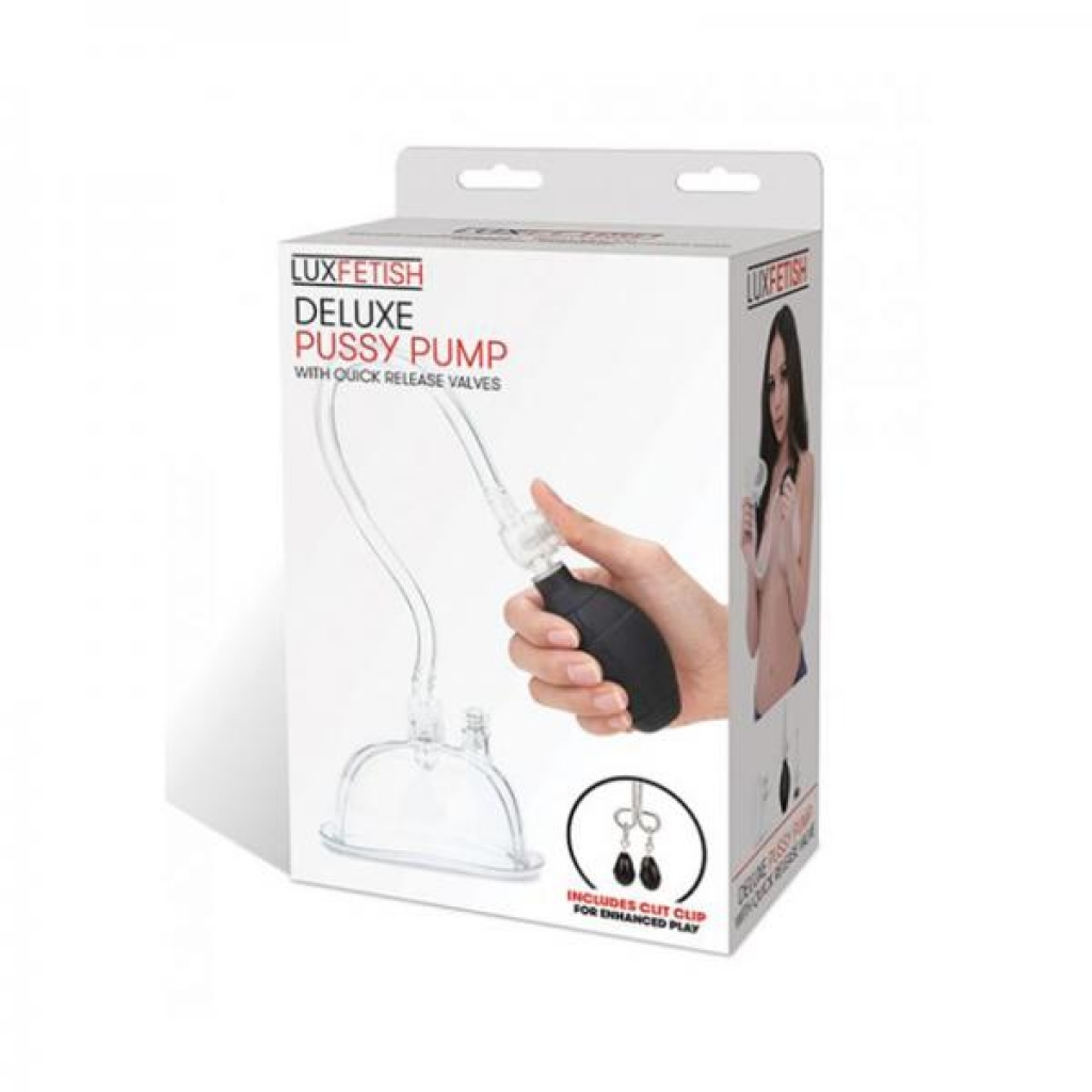 Lux Fetish Deluxe Pussy Pump With Quick-release Valves - Clit Suckers & Oral Suction