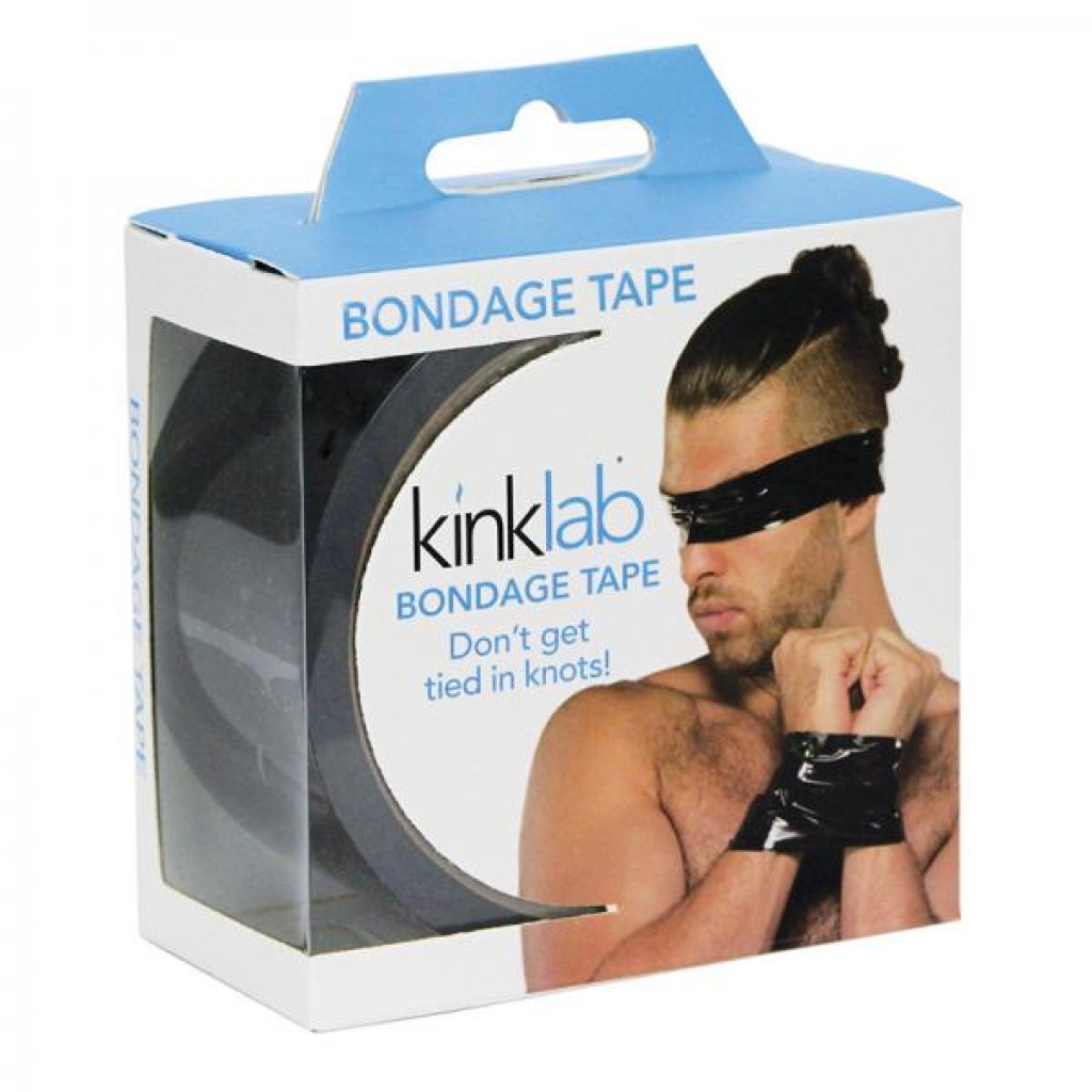Kinklab Unisex Bondage Tape - Black - Rope, Tape & Ties