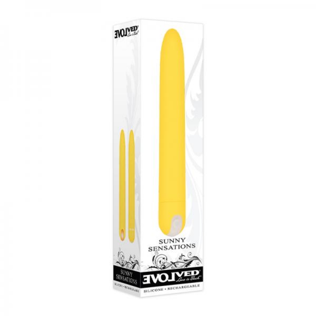 Evolved Sunny Sensations Rechargeable Silicone - Yellow - Traditional
