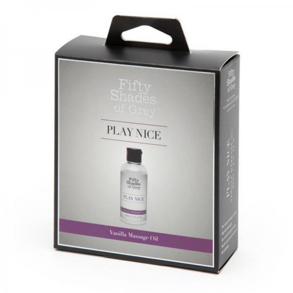 Fifty Shades Of Grey Play Nice Vanilla Massage Oil 90 Ml - Sensual Massage Oils & Lotions