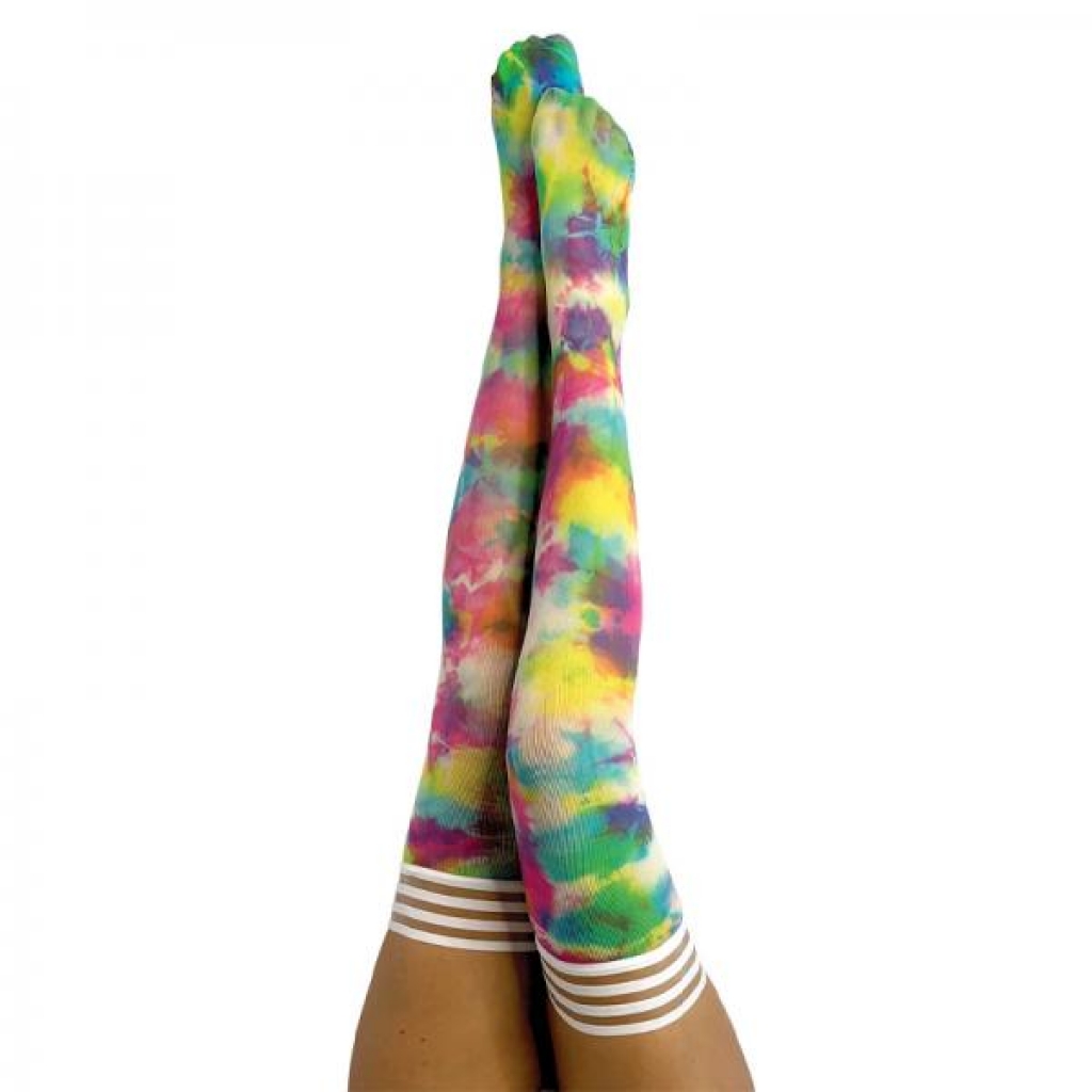 Kixies Gilly Multi-color Tie-dye Size B - Bodystockings, Pantyhose & Garters
