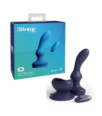3some Wall Banger P-spot Rechargeable Blue - Prostate Massagers