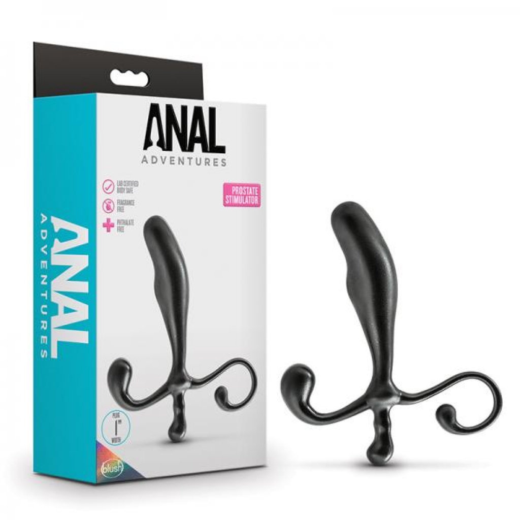 Anal Adventures - Prostate Stimulator - Black - Prostate Massagers