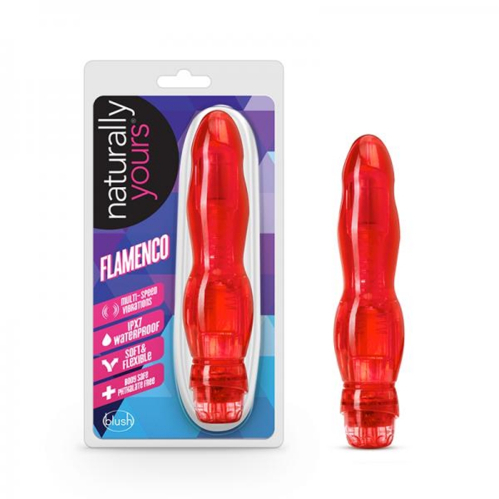 Naturally Yours - Flamenco Vibrator - Red - Modern Vibrators