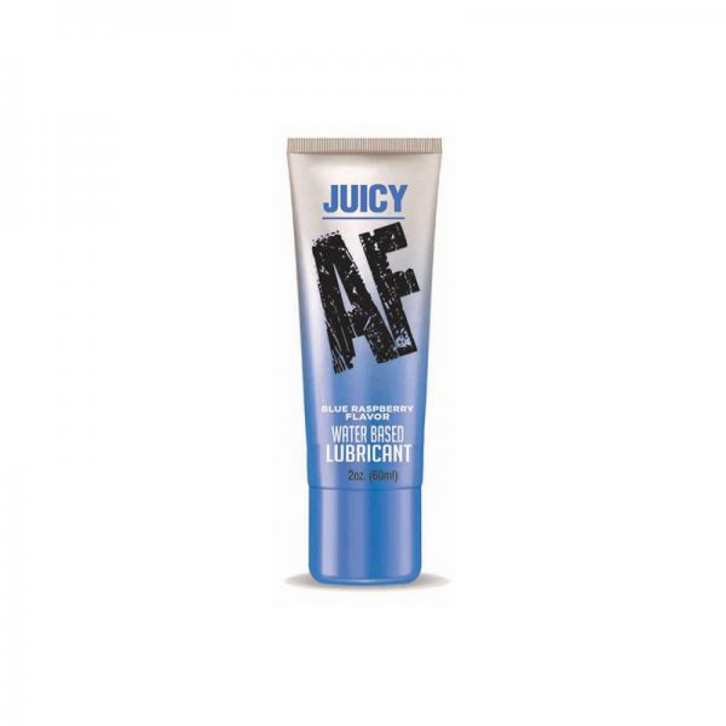 Juicy Af Water-based Lube - Blue Raspberry 2 Oz. - Lubricants
