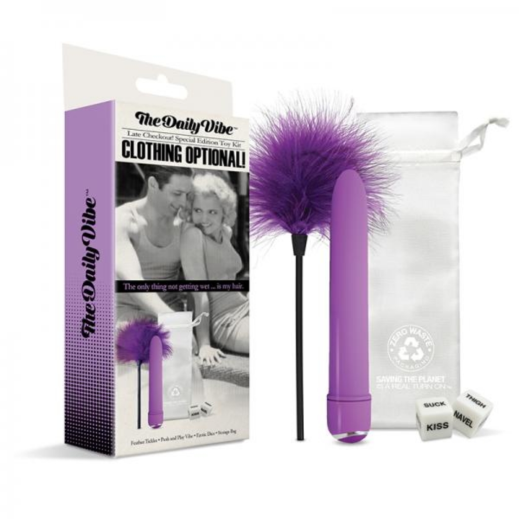 The Daily Vibe Special Edition Toy Kit - Clothing Optional - Kits & Sleeves