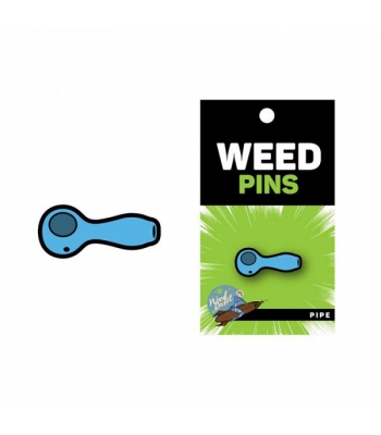 Weed Pin Blue Weed Pipe - Jewelry