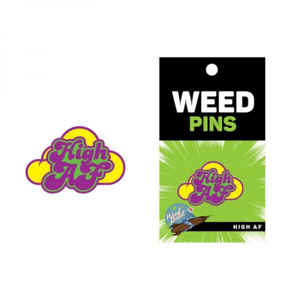 Weed Pin High Af - Jewelry