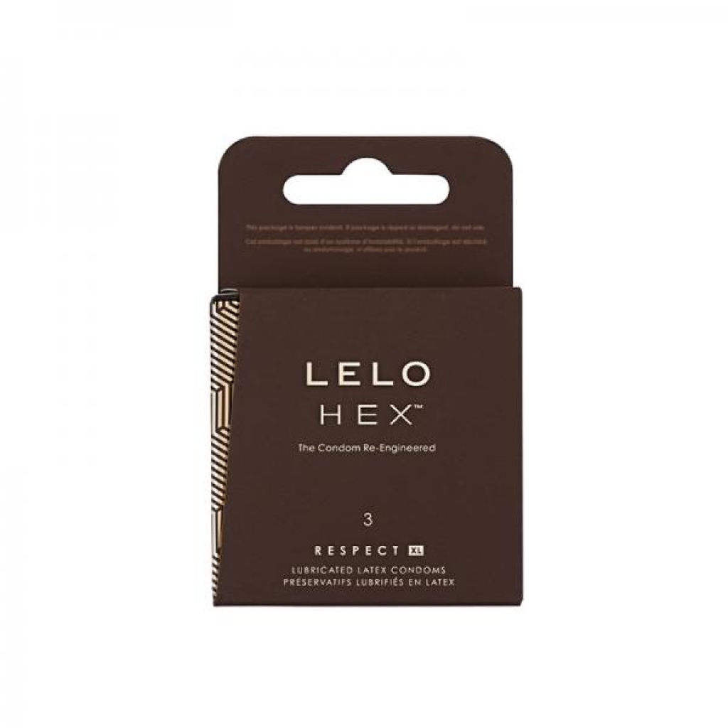 Lelo Hex Respect Xl Condoms 3-pack - Condoms
