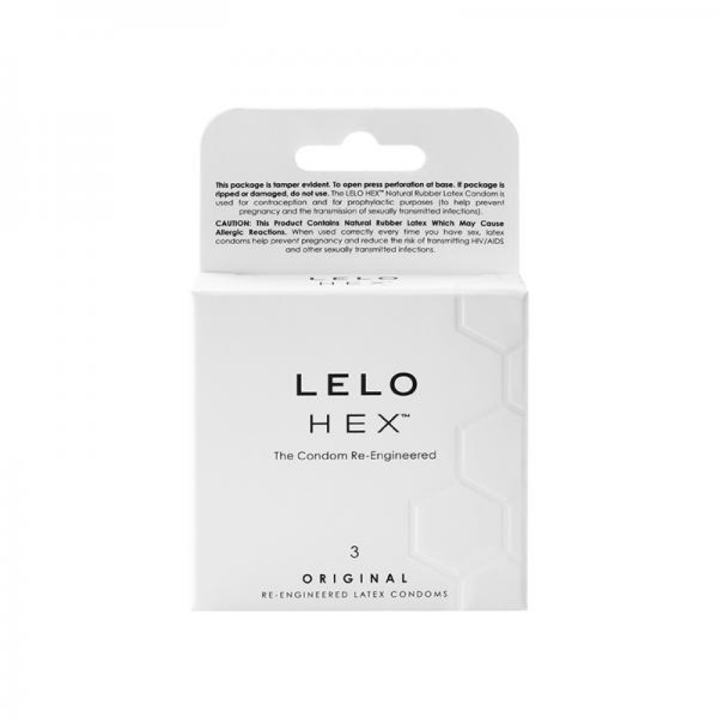 Lelo Hex Original Condoms 3-pack - Condoms