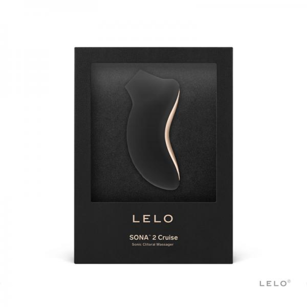 Lelo Sona 2 Cruise Clitoral Stimulator Rechargeable - Black - Clit Suckers & Oral Suction
