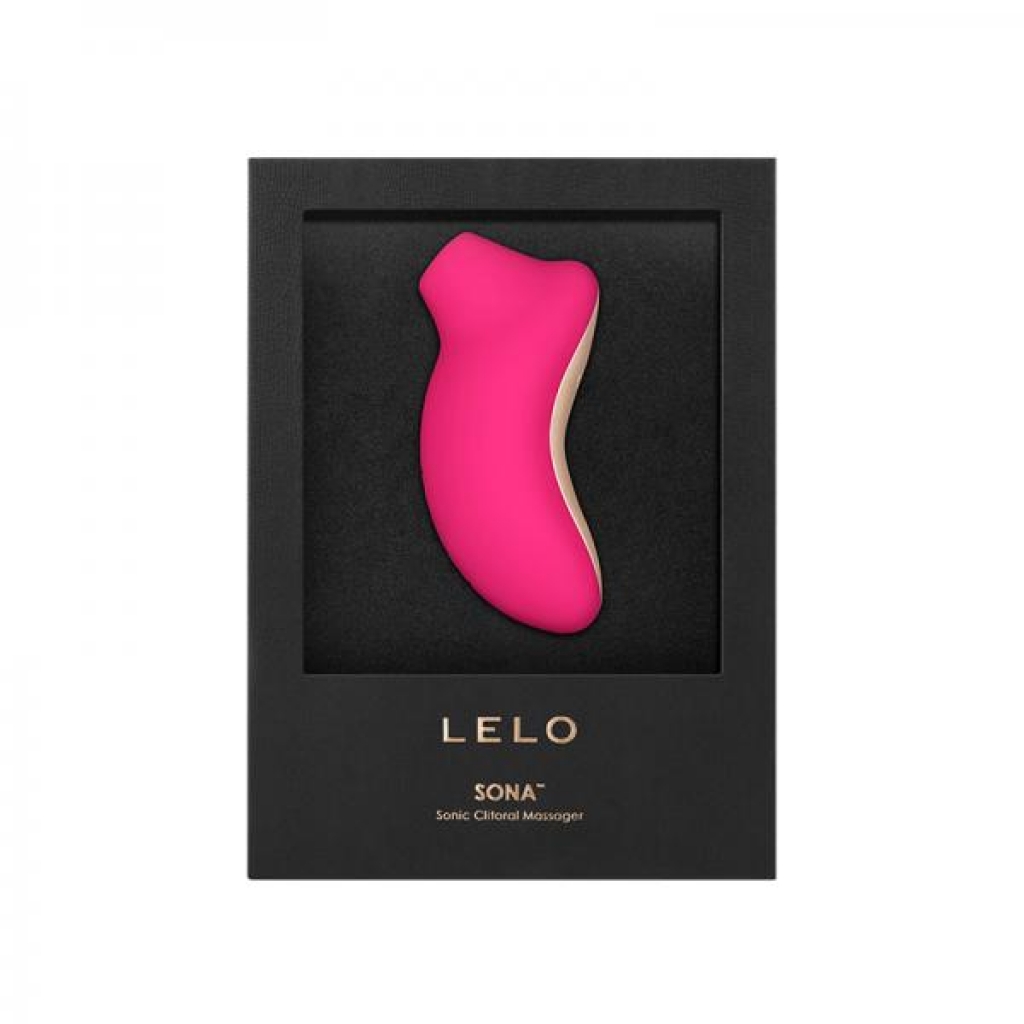 Lelo Sona Clitoral Stimulator Rechargeable - Cerise - Clit Suckers & Oral Suction