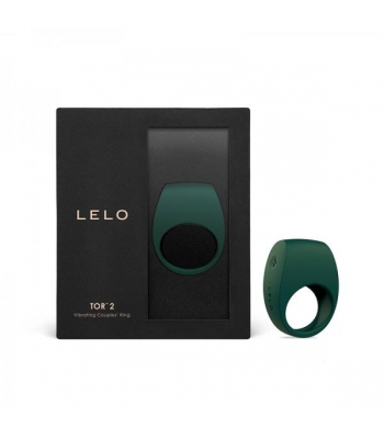 Lelo Tor 2 Cock Ring Rechargeable - Green - Luxury Penis Rings