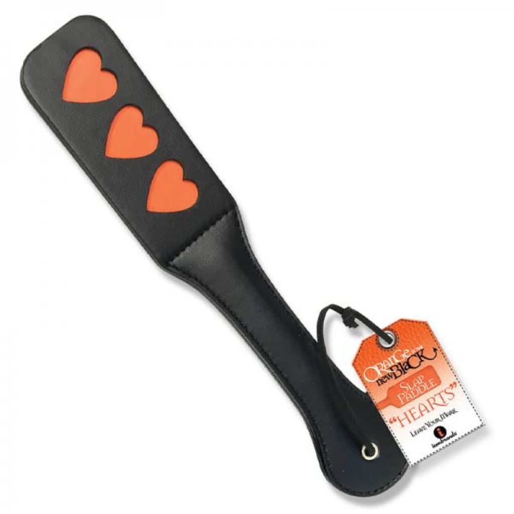 The 9's Orange Is The New Black Slap Paddle Hearts - Paddles