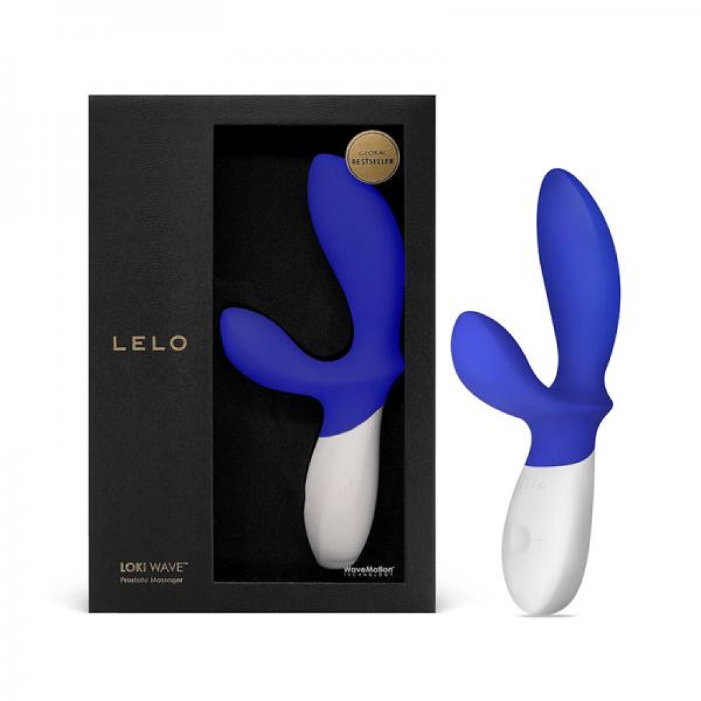 Lelo Loki Wave - Federal Blue - Rabbit Vibrators
